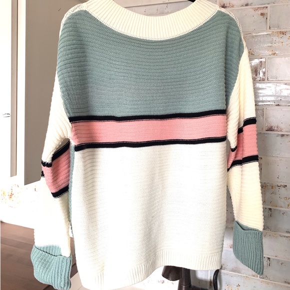 Polo Stripe Knit Sweater - Picture 5 of 6